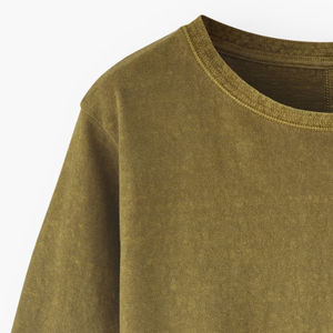 Camisetas de algodón de peso pesado a precio económico, camisetas lisas de manga corta para mujer, transpirables, ajuste ceñido 2026 - Product Image 2