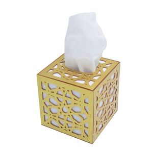 Caja de pañuelos metálica de diseño moderno y calidad premium, estilo antiguo martillado, accesorios de baño, recién llegada. - Product Image 4
