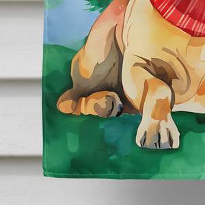 Mastiff Noël Grand Porche Décoratif Cour Bannière Oeuvre Multicolore Polyester Maison Taille Tenture Murale pour Manchon Poteau - Product Image 4