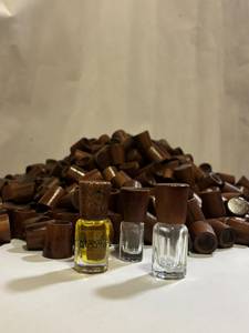 Bouteilles en verre avec bouchon en bois - Product Image 2