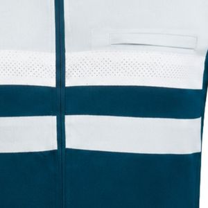 Maillot de cyclisme blanc et bleu marine à manches longues pour hommes et femmes, respirant, léger, pour VTT, vélo de route, course et entraînement - Product Image 4