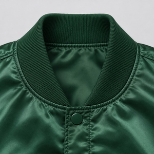 Veste bomber en satin de qualité supérieure pour femmes, vêtements de fête tendance, taille XL plus, tissu matelassé respirant pour l'hiver - Product Image 3