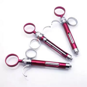 Seringue dentaire manuelle avec poignée annulaire 2.5, 1.8ml, 2.2ml, instrument dentaire aspirant en acier inoxydable - Product Image 4