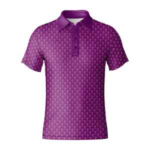 Nouvelle mode masculine, vêtements en tissu lisse, imprimé sur toute la surface, style décontracté, haut imprimé par sublimation, polo - Product Image 6