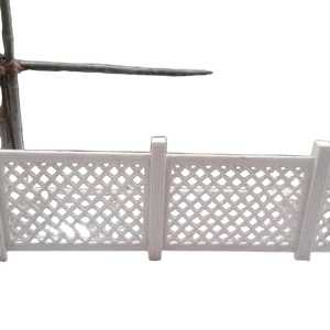 Valla Decorativa de Mármol Blanco Tradicional, Barandilla de Delimitación con Acabado Resistente al Agua para Uso en Exteriores, Jardín, Balcón, Hotel - Product Image 2