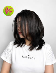 VuyHair Extensions de cheveux vierges vietnamiennes Remy 100% à donneur unique, qualité supérieure, tous styles, trame double cousue à la machine, prêtes à l'emploi - Product Image 1