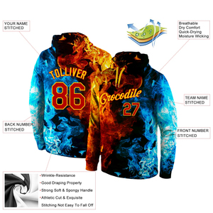 Sweat-shirt d'hiver à sublimation de haute qualité, personnalisé avec le nom et le numéro de l'équipe, vêtements de sport, entraînement, unisexe, imperméable - Product Image 2