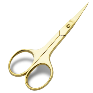 Trendy Precision Gold Nail <b>Trimmer</b>, Stainless Steel Cuticle And Nail Scissors For Professional Manicure & Pedicure Beauty Care - Product Image 1