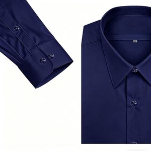 เสื้อเชิ้ตผู้ชาย Aero Formal แขนยาว ยืดได้ ไม่ยับ ทรงปกติ สีพื้น ธุรกิจลำลอง งานแต่งงาน ติดกระดุม รุ่น 2026 - Product Image 6