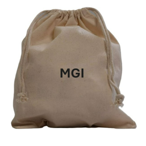 Sac à cordon écologique 100% coton biologique, en lin recyclé, petit sac en toile de mousseline réutilisable, imprimé en sérigraphie, prix abordable - Product Image 4