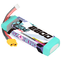 GAONENG GNB DR-1 Seri Baterai Lipo Daya Tinggi 150C 2800mAh 2S 7.4V XT60 Paket Baterai Lunak untuk Mobil Rc, Perahu Rc, Balap Buggy