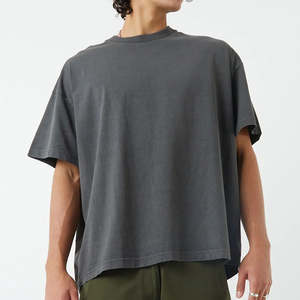 T-shirts décontractés surdimensionnés pour hommes, en mélange de coton doux, légers, confortables, coupe décontractée, pour usage quotidien, fabricant OEM à marque privée - Product Image 5