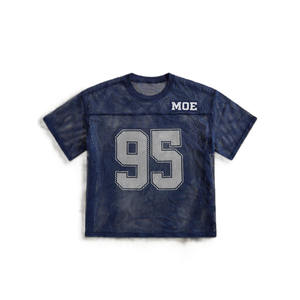 Camiseta de Fútbol Americano de Malla Transpirable, Personalizable con Número y Nombre, para Entrenamiento, Ligera, Fabricante OEM - Product Image 2