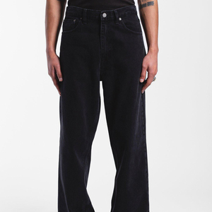 Pantalones Vaqueros de Diseño Personalizado para Hombre, Pierna Ancha, Oversize, Corte Recto, Estilo Bootcut, Denim Selvedge Crudo, Estilo Japonés, Holgados, Fabricante OEM - Product Image 3