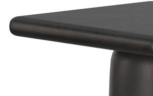 <b>Silver</b> Arc Modern Black Nesting <b>Coffee</b> <b>Table</b> Minimalist Design Living Room Furniture Plastic Top and Frame - Product Image 2