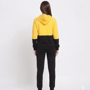 Conjuntos deportivos de manga larga para mujer, 100% algodón, ropa de entrenamiento deportiva para adultos, chándal de entrenamiento para mujer - Product Image 2