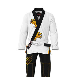 Kimono de Jiu Jitsu Brasileño Personalizado con Logotipo, 100% Algodón, 350g 450g 550g, Unisex para Adultos, Gracie Barra, Tatami, Shoyoroll - Product Image 5