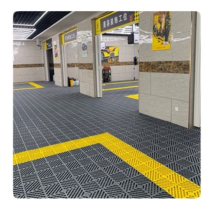Drainage Interlocking Floor Tiles, Modular Interlocking Cushion for Deck, <b>Shower</b>, Kitchen, Drain Pool - Product Image 6