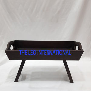 Plateau de service créatif en aluminium argenté, plateau de restaurant, rangement alimentaire, cuisine, finition brillante, martelé - Product Image 3