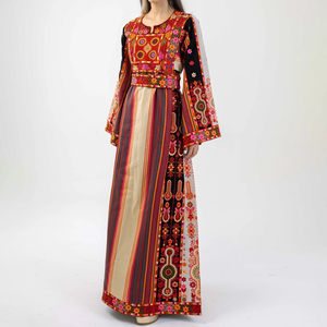 Vestido Thobe de Lujo Bordado para Mujer, Túnica Islámica Maxi, Prenda Holgada y Cómoda de Moda Árabe - Product Image 1