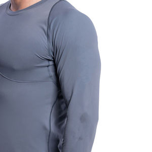 Chemises de compression à manches longues pour hommes, respirantes et à séchage rapide, avec logo personnalisé et tailles ajustables - Product Image 5