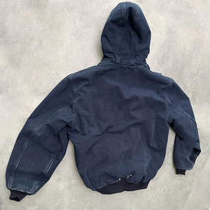Sudadera con Capucha Unisex Vintage, Corte Regular, Color Sólido, Bolsillo Frontal, Casual, Resistente al Viento, 400g, para Otoño, 100% Algodón, Material de Felpa - Product Image 3