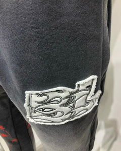 Ensemble survêtement personnalisé avec logo, éco-responsable, coupe droite, jambes amples, surpiqûres contrastées, poids moyen, coupe classique - Product Image 4