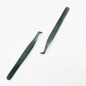 Pinza para Pestañas Profesional GUJJAR GSI-ZA-3195 de Acero Inoxidable Negro Mate con Punta de Fibra Suave y Agarre de Diamante, ¡Gran Venta! - Product Image 6