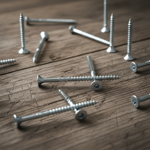 Tornillos autorroscantes de acero métricos con cabeza de araña modificada con óxido negro y rosca gruesa - Product Image 3