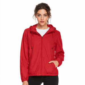 Chaqueta Cortavientos de Verano para Mujer 2026, Abrigo Casual para Senderismo al Aire Libre, Impermeable con Capucha - Product Image 2