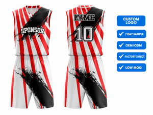 Ensemble d'uniformes de basketball personnalisés avec étiquette privée, maillot et short, kit d'équipe, vente en gros OEM - Product Image 1