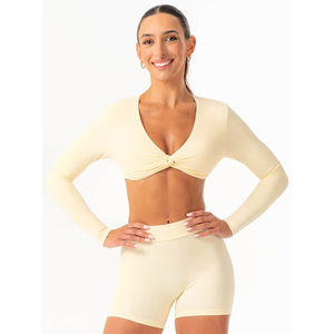 ชุดเซ็ต 2 ชิ้น รุ่นล่าสุด Darkest Night OEM สำหรับผู้หญิง ไซส์พลัส เอวสูง กางเกงเลกกิ้งยาวปานกลาง ขอบเอวแบบซ้อน - Product Image 2