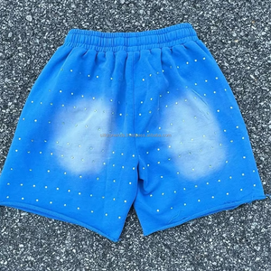 Pantalones cortos de cintura media para hombre personalizados 100% algodón patrón sólido ropa informal SUMINISTRO DE FÁBRICA DE Pakistán - Product Image 2