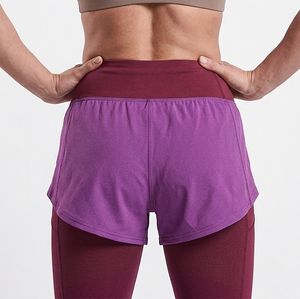 Best Enhancing Performance <b>Legging</b> With <b>Shorts</b> Wholesale Price Professional Wear Custom Elastic Waist Yoga <b>Legging</b> For Women's - Product Image 5