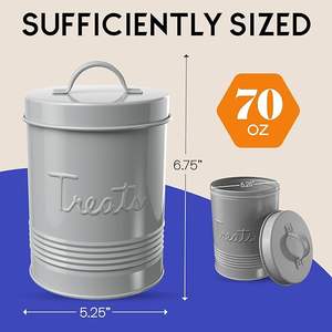 Tarro de Almacenamiento Metálico Multiusos de Gran Calidad a Precio Responsable para Granos, Legumbres, Té, Café con Tapa Hermética - Product Image 2