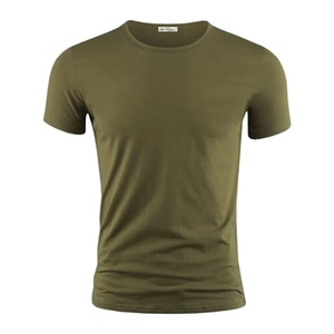 Camiseta de manga corta para hombre 2025, camisetas de verano de alta calidad con cuello en V, camisetas informales con patrón sólido negro ajustado para hombre, camisetas de Color puro - Product Image 1
