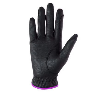 Gants d'hiver légers en cuir extensible à demi-doigts, respirants, compatibles écran tactile, design OEM, pour usage quotidien féminin - Product Image 4