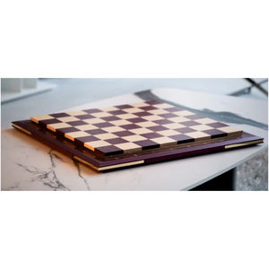Ensemble d'échecs en bois massif de qualité supérieure, échiquier en bois violet fait à la main, décoration de luxe pour la maison, jeu de stratégie, idées de cadeaux d'entreprise - Product Image 4