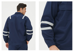 Uniformes Ignífugos Transpirables con Logotipo Personalizado, Ropa de Trabajo de Algodón, Overoles de Protección para la Industria del Petróleo y Gas - Product Image 4