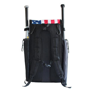 Sac de sport en nylon imperméable pour équipement de baseball avec impression par sublimation du logo d'équipe personnalisé, capacité 50-70L, design unisexe, livraison rapide - Product Image 5