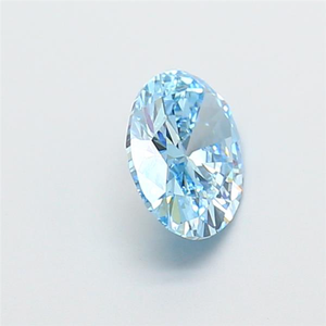 Exclusivo Diamante Azul de Corte Ovalado Creado en Laboratorio de 5.00 Quilates VS1 con Certificación CVD, con Corte y Brillo Excelentes - Product Image 4