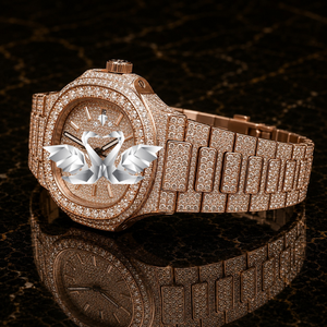 Hip Hop Moissanite Diamond Watch Men Full Iced Out VVS Stone Luxury Wristwatch - Product Image 2