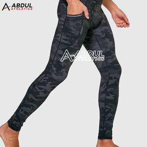 Men Gym <b>Compression</b> <b>Leggings</b> Stretch Fit Running Training Workout Performance <b>Compression</b> <b>Leggings</b> - Product Image 3