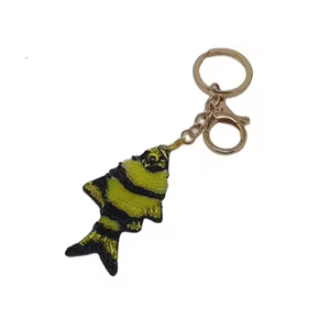 Decorative Beaded Seed Beads Keychain Embroidery Style Fashion Seed Beads Embroidery Keychain Handmade Design - Product Image 6