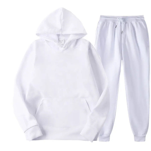 Track <b>Suits</b> for Men Women 100% Cotton Printed Solid Breathable Windproof Lightweight Drawstring Closure Side Pockets Workout - Product Image 4
