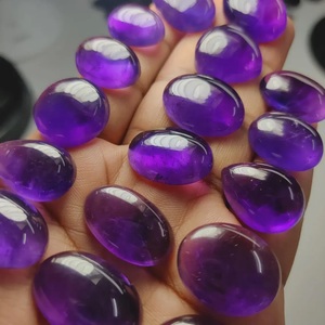 Cabochon d'améthyste naturelle brésilienne, cristal violet royal, pierre précieuse pour bijoux, cristal de guérison Reiki, méditation - Product Image 2