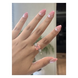 Magnificent Radiant Lab Grown Diamond Statement <b>Ring</b> 4.60 Ct Pink Center Stone <b>Split</b> Shank Cluster Design Luxury CocktailJewelry - Product Image 1