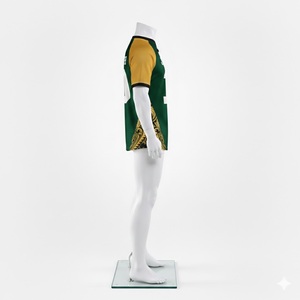 Maillot de rugby personnalisé MEGAMAPLE, respirant, léger, sublimé, séchage rapide, polyester, confortable, durable, vêtements d'équipe unisexes - Product Image 3