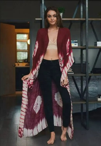 ชุดเดรสผู้หญิงลายมัดย้อมรุ่นใหม่ล่าสุดปี 2026 ไซส์พลัส สไตล์ลำลอง คอวี เซ็กซี่ ยาว - Product Image 4