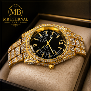 นาฬิกาหรู MB ETERNAL ประดับเพชร ขนาด 41 มม. ระบบอนาล็อก ควอตซ์ กระจกแซฟไฟร์ ตัวเรือนสแตนเลสสตีลอัลลอย พร้อมตัวล็อคอัตโนมัติ สำหรับทั้งชายและหญิง - Product Image 3